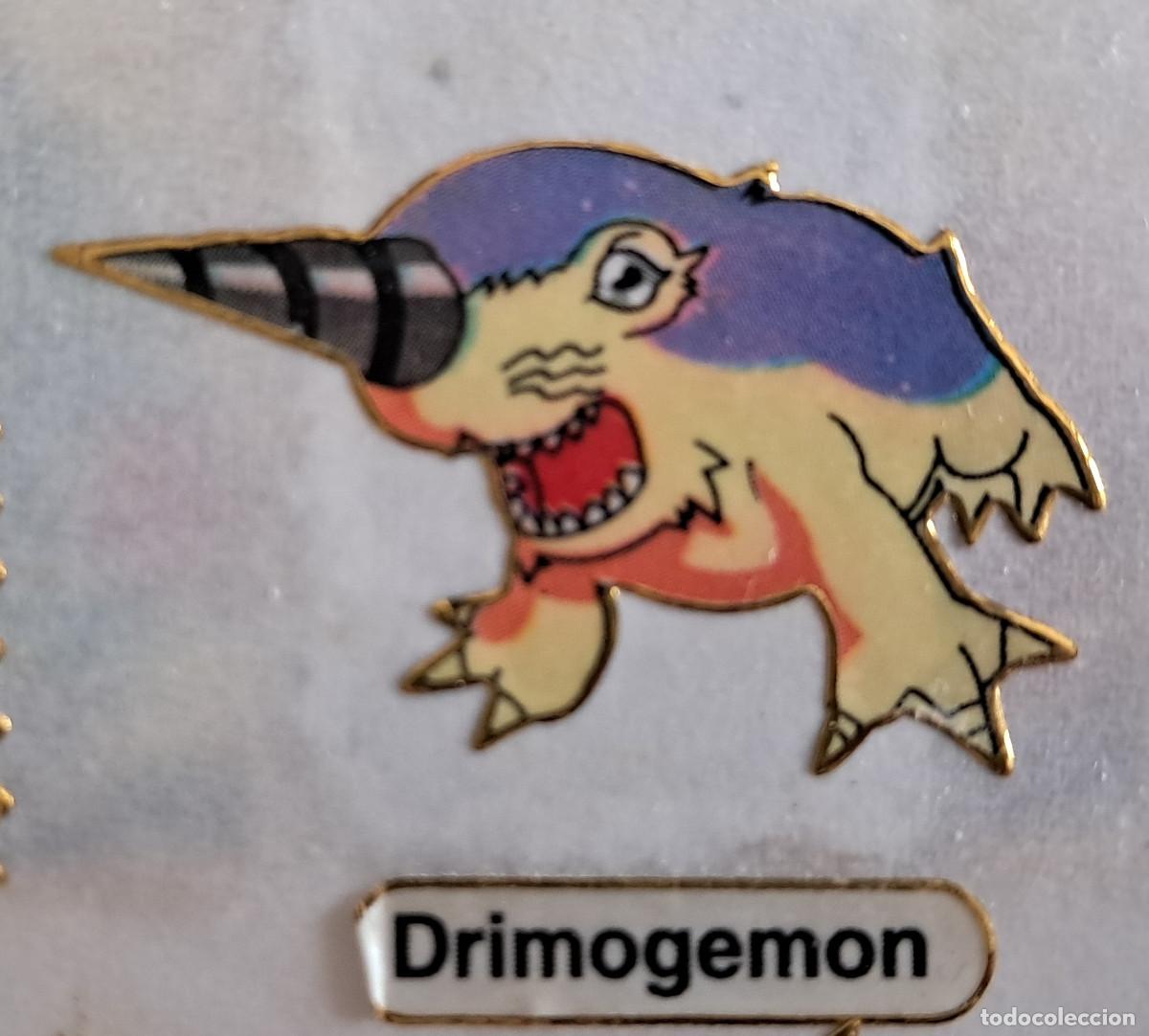 Coleccionismo cromos antiguos: cromo adhesivo de digimon, Drimogemon. - Foto 1