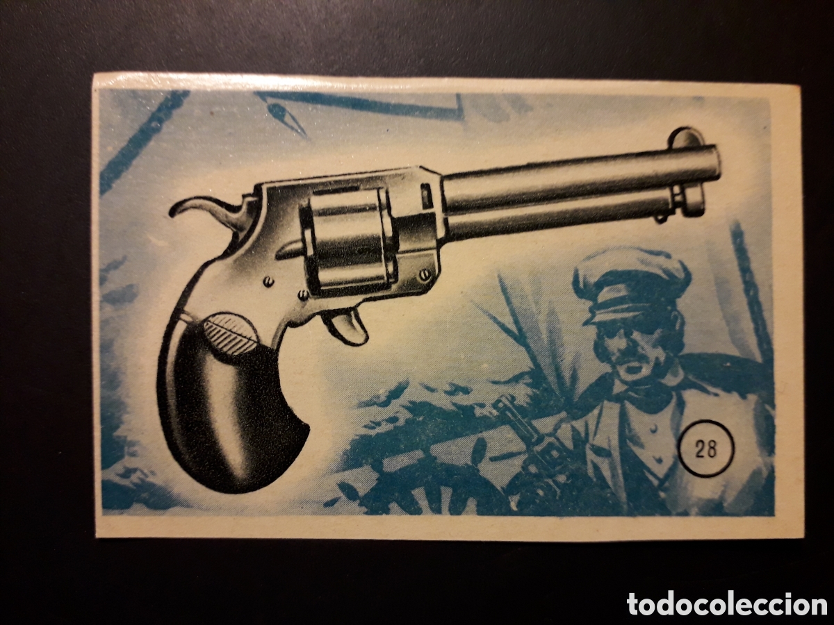 Collectable Antique Stickers: REVOLVER SMITH C HISTORIA DE LAS ARMAS N&deg; 28 ED CRISOL 1962 SIN PEGAR, PEDIDO M&Iacute;NIMO 3&euro;