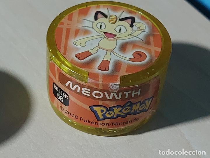 Coleccionismo cromos antiguos: ROLLER 58 MEOWTH - POKEMON ROLLERS - NINTENDO 2006 - Foto 1