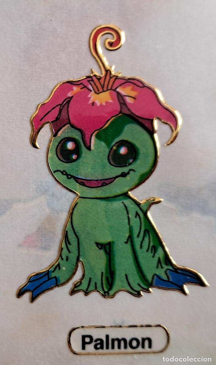 Coleccionismo cromos antiguos: cromo adhesivo de digimon, Palmon. - Foto 1
