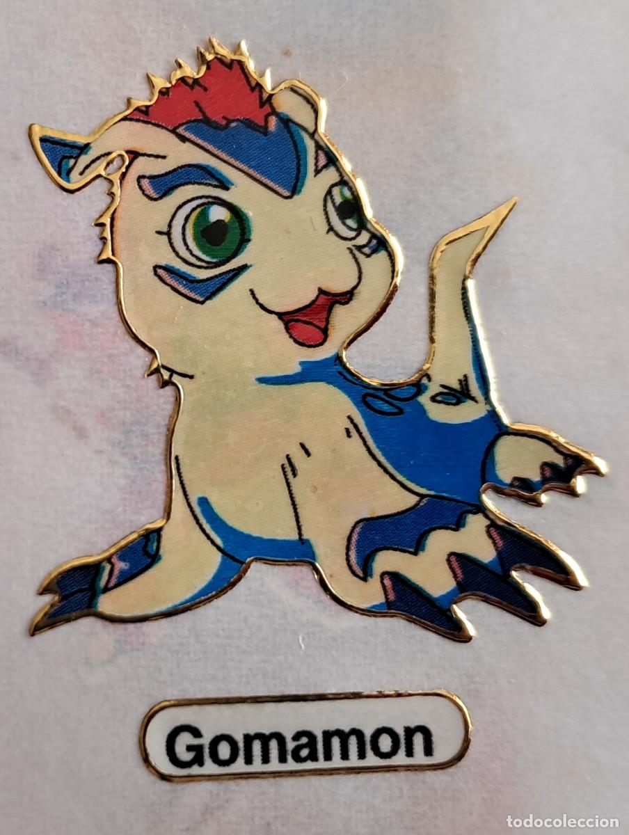 Coleccionismo cromos antiguos: cromo adhesivo de digimon, Gomamon. - Foto 1