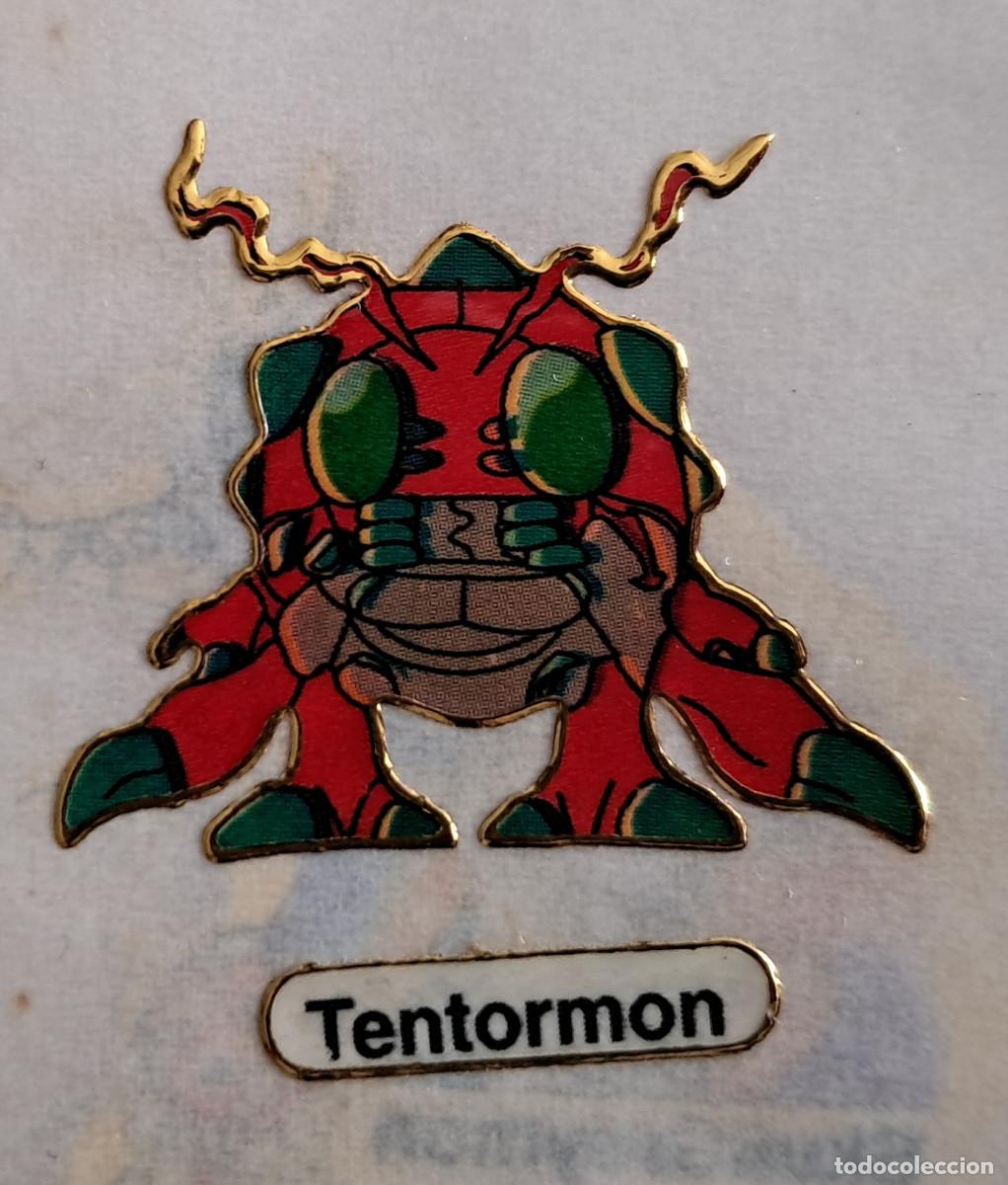 Coleccionismo Cromos antiguos: cromo adhesivo de digimon, Tentormon.