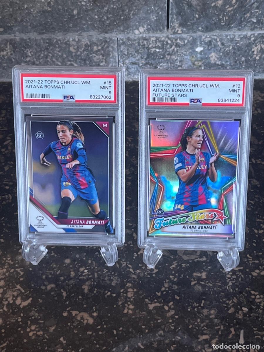 Coleccionismo cromos antiguos: Aitana Bonmati Topps chrome rooki PSA 9#12/15