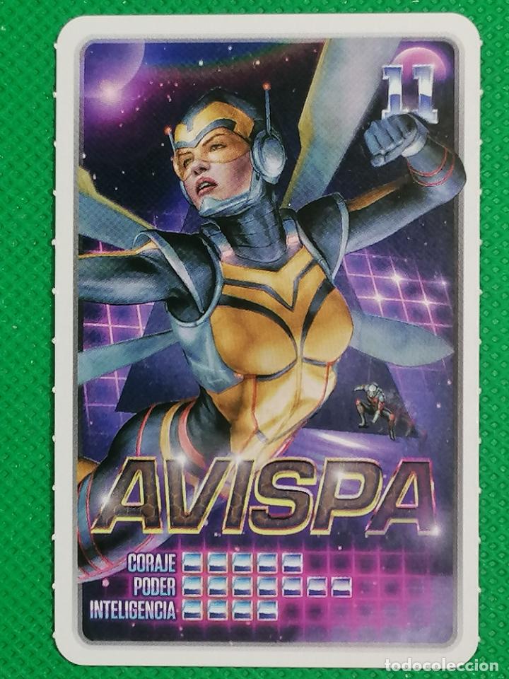 Coleccionismo cromos antiguos: 11 AVISPA MARVEL DESCUBRE TU PODER CARREFOUR - Foto 1
