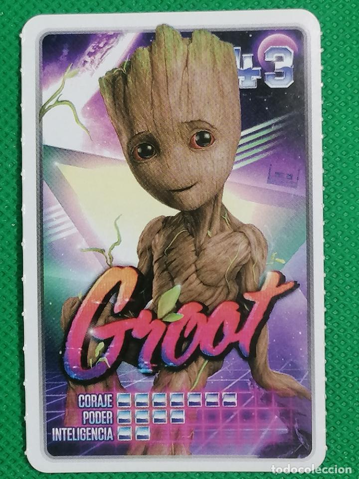 Coleccionismo cromos antiguos: 43 GROOT MARVEL DESCUBRE TU PODER CARREFOUR - Foto 1