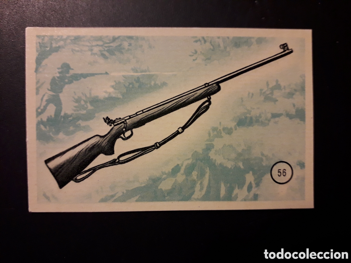 Colecionismo Cromos antigos: RIFLE WINCHESTER 75 HISTORIA DE LAS ARMAS N&deg; 56 ED CRISOL 1962 SIN PEGAR, PEDIDO M&Iacute;NIMO 3&euro;