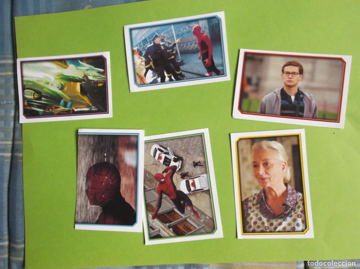 Coleccionismo cromos antiguos: 6 CROMOS SPIDERMAN MERLIN 2002 - Foto 1