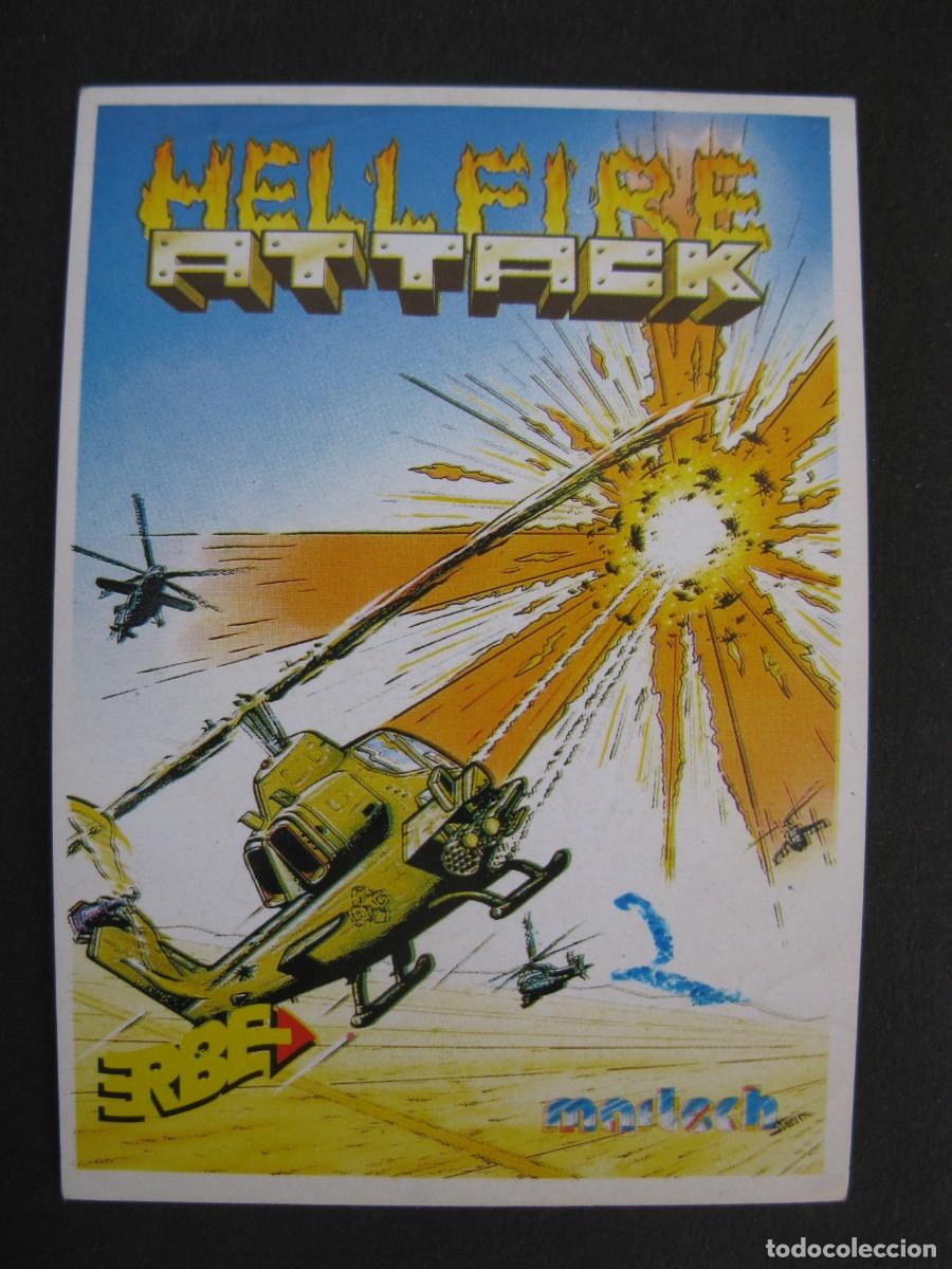Coleccionismo cromos antiguos: SOFTWARE COLLECTION - CROMO N&ordm; 82 - HELLFIRE ATTACK - INTERNATIONAL BUSSINES - NUNCA PEGADO. - Foto 1
