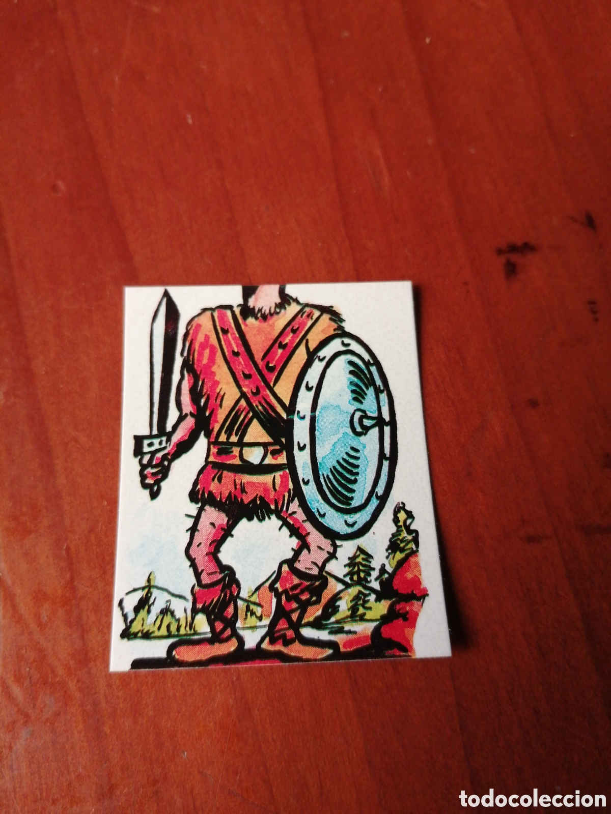 Coleccionismo cromos antiguos: CROMO SUPER COMIX VIKINGO ASTERIX CUERPO