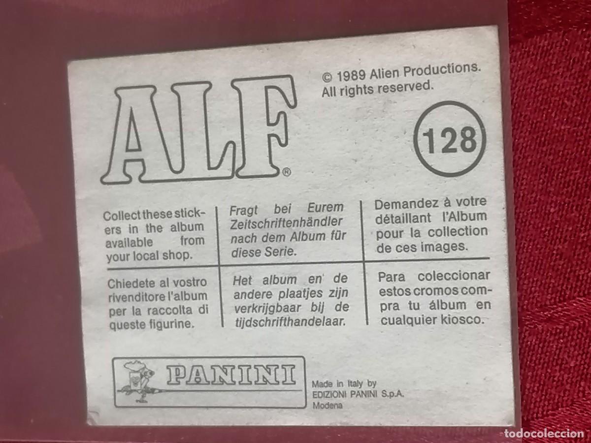 Coleccionismo cromos antiguos: Cromo ALF PANINI 1989 N&deg;128 - Foto 2