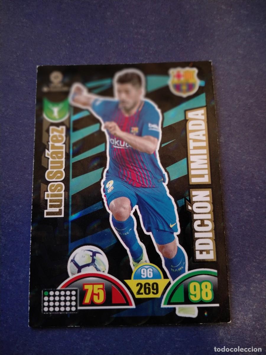 Coleccionismo cromos antiguos: LUIS SUAREZ EDICION LIMITADA 17 18 - Foto 1