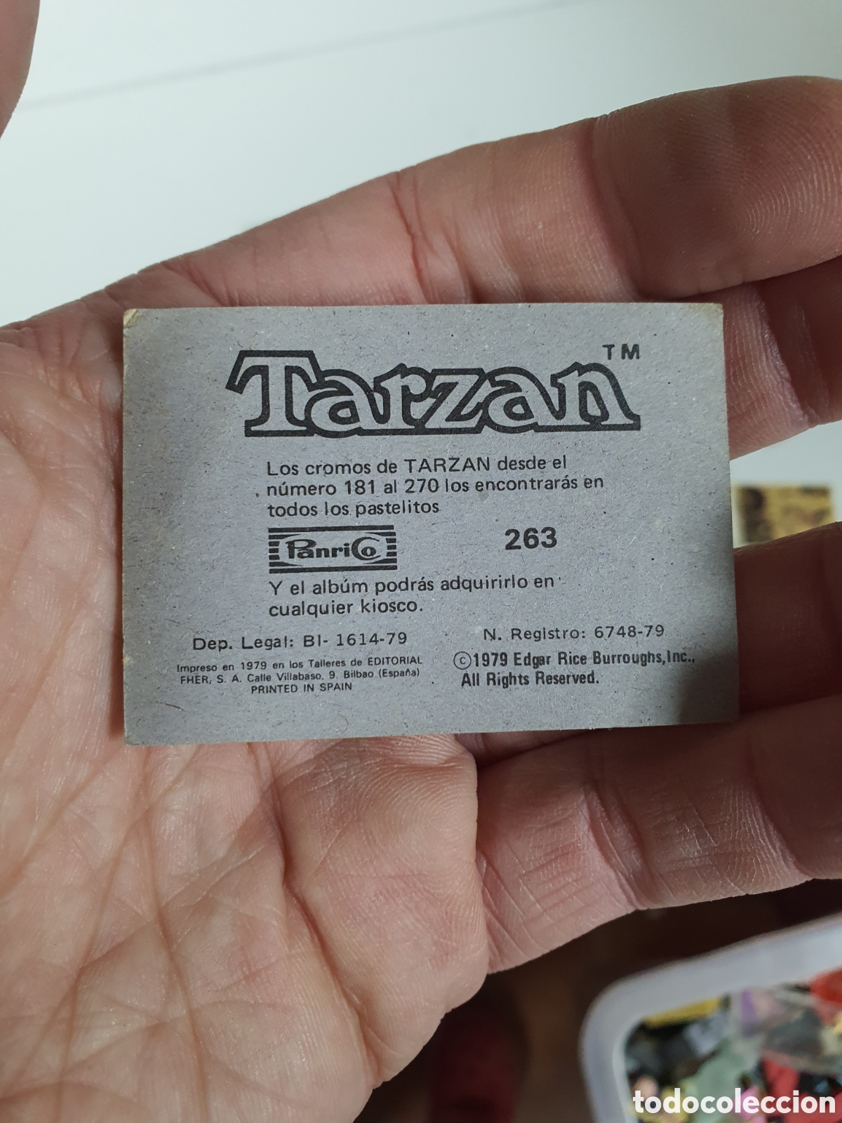 Coleccionismo cromos antiguos: Cromos sin pegar tarzan - Foto 2