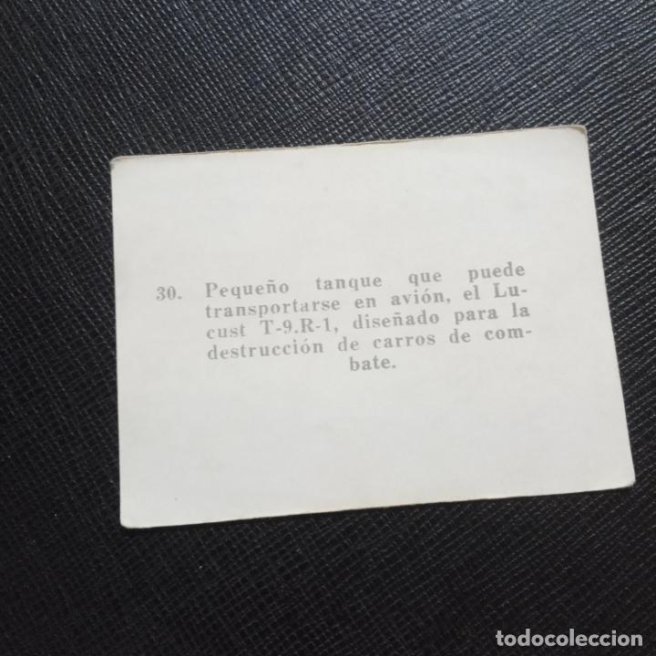 Coleccionismo cromos antiguos: 30 CROMO GUERRA EJERCITO - SIN PEGAR - CC3 - Foto 2