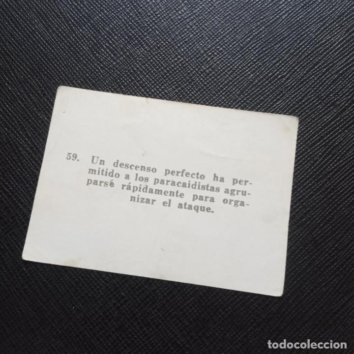Coleccionismo cromos antiguos: 59 CROMO GUERRA EJERCITO - SIN PEGAR - CC3 - Foto 2