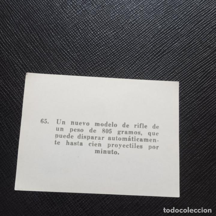 Coleccionismo cromos antiguos: 65 CROMO GUERRA EJERCITO - SIN PEGAR - CC3 - Foto 2