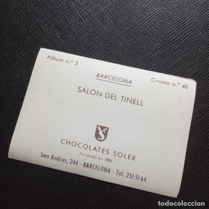 Coleccionismo cromos antiguos: 48 BARCELONA CHOCOLATES SOLER CROMO - SIN PEGAR - CC7 - Foto 2