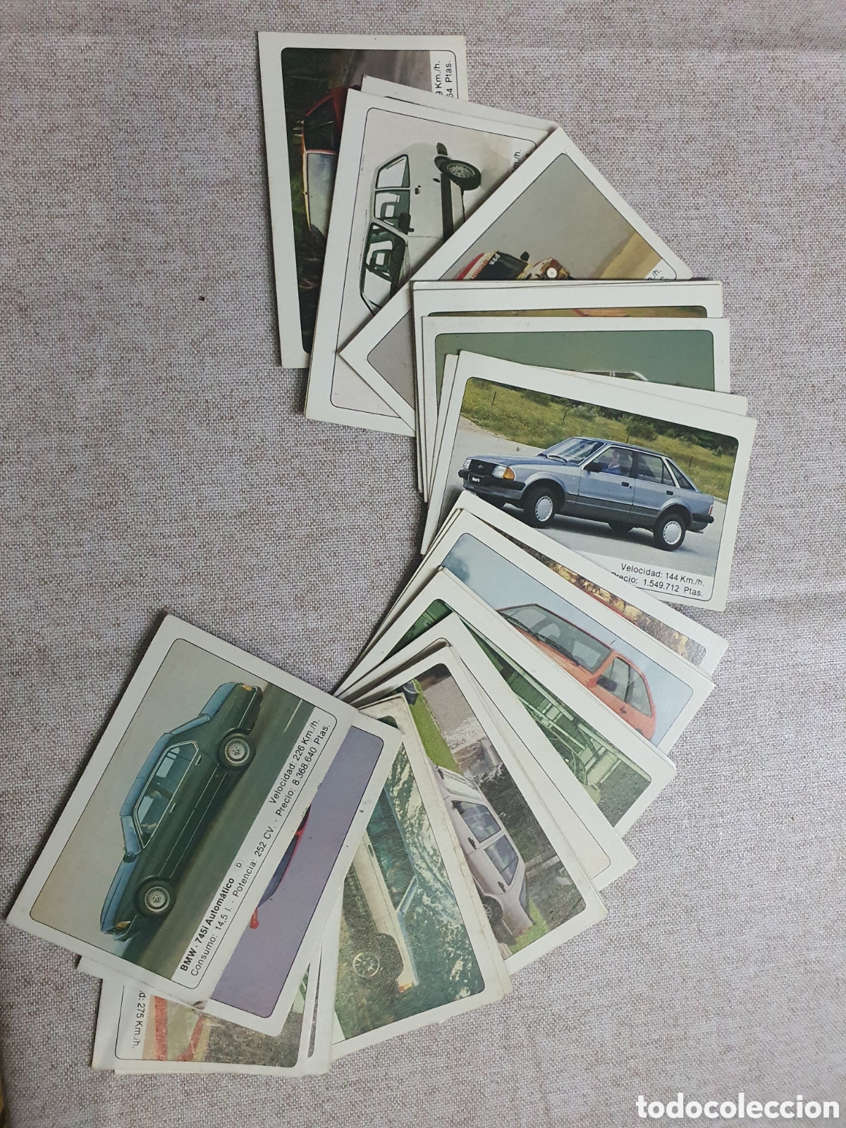Coleccionismo cromos antiguos: Cromos coches - Foto 1