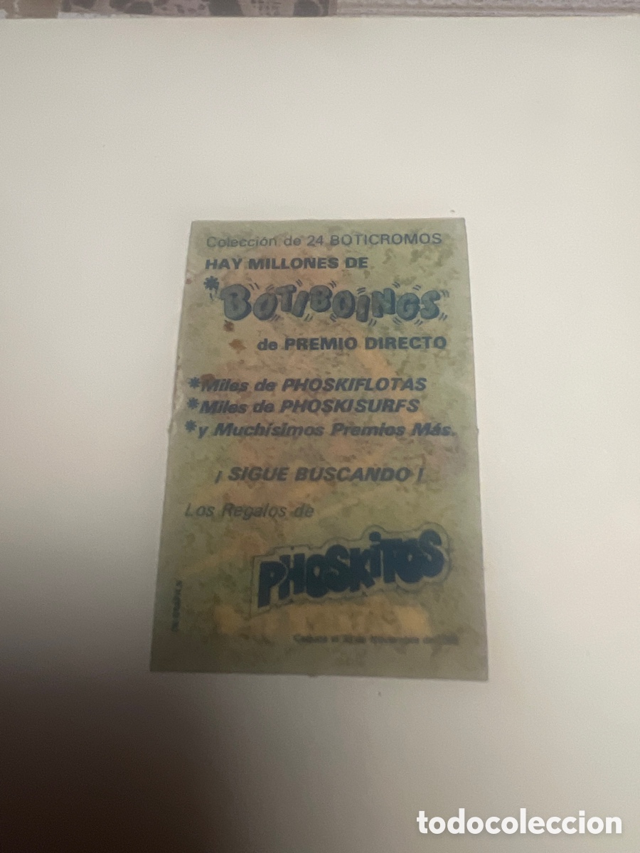Coleccionismo cromos antiguos: Phoskitos botiboings - Foto 2