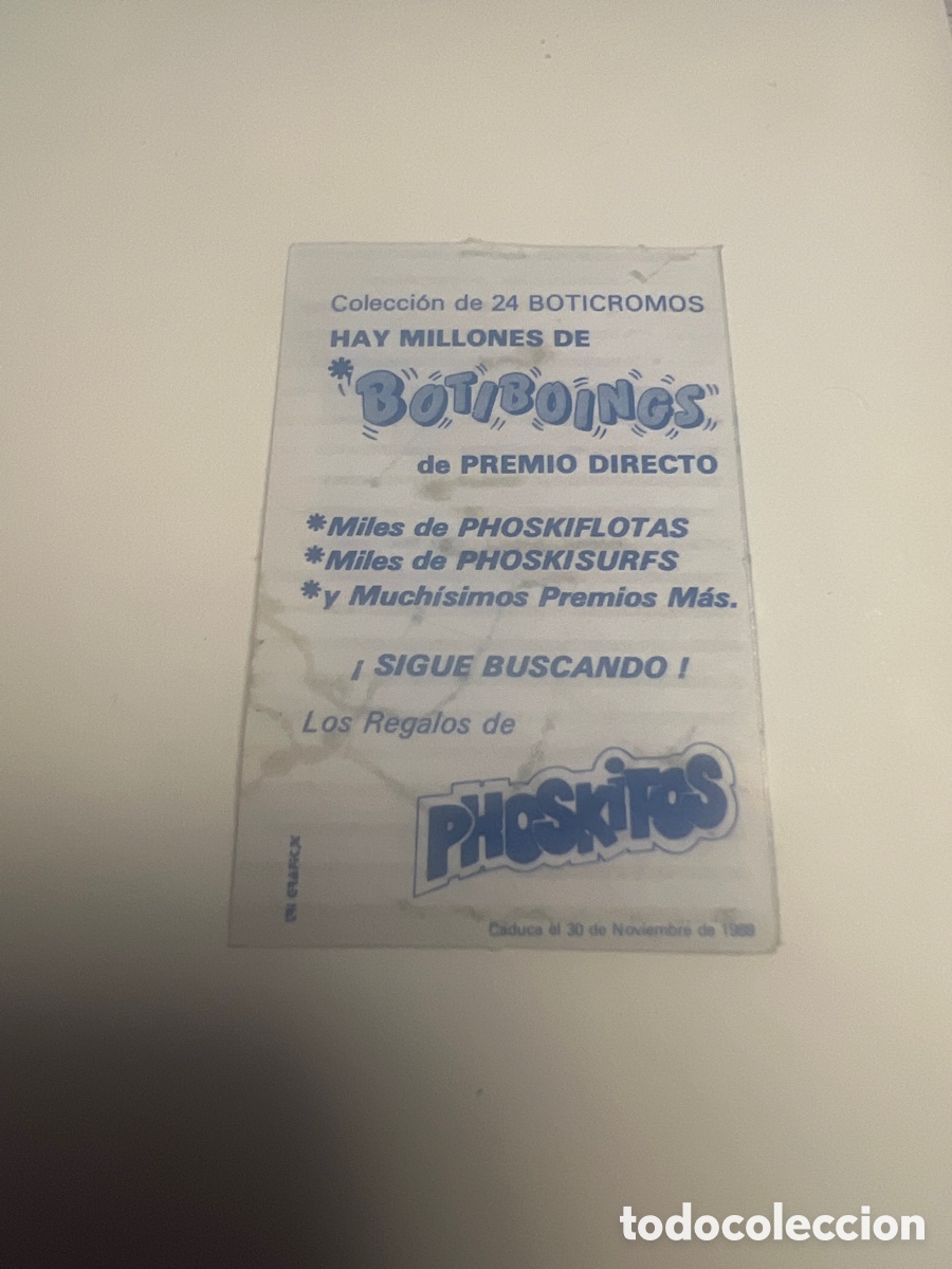 Coleccionismo cromos antiguos: Phoskitos botiboings - Foto 2