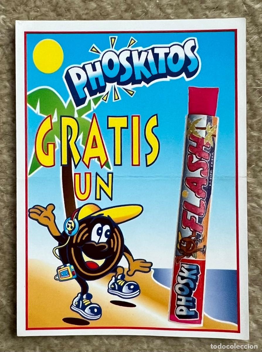 Coleccionismo Cromos antiguos: Cromo Phoskitos - Gratis un Phoski Flash - A&ntilde;o 1996