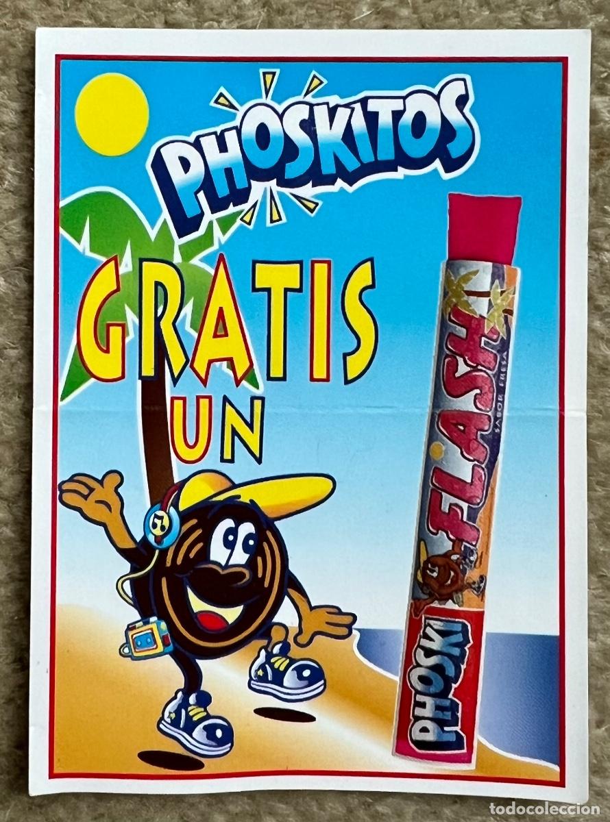 Coleccionismo Cromos antiguos: Cromo Phoskitos - Gratis un Phoski Flash - A&ntilde;o 1996