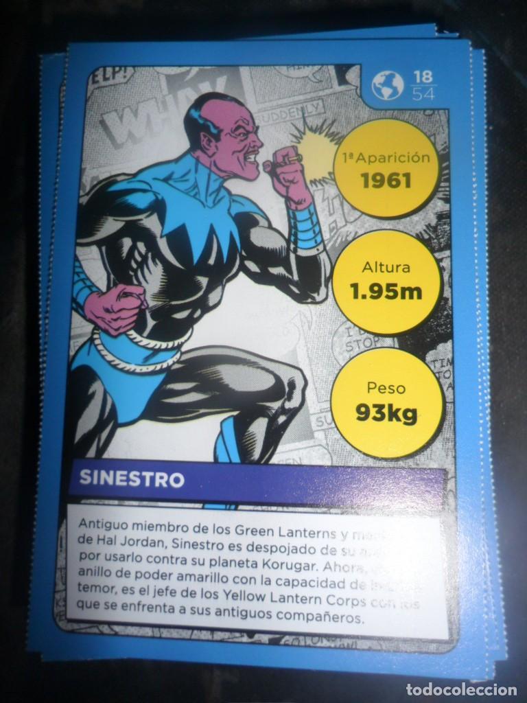 Coleccionismo cromos antiguos: COLECCION CARREFOUR 2023 - DC N&ordm; 18 SINESTRO - Foto 1