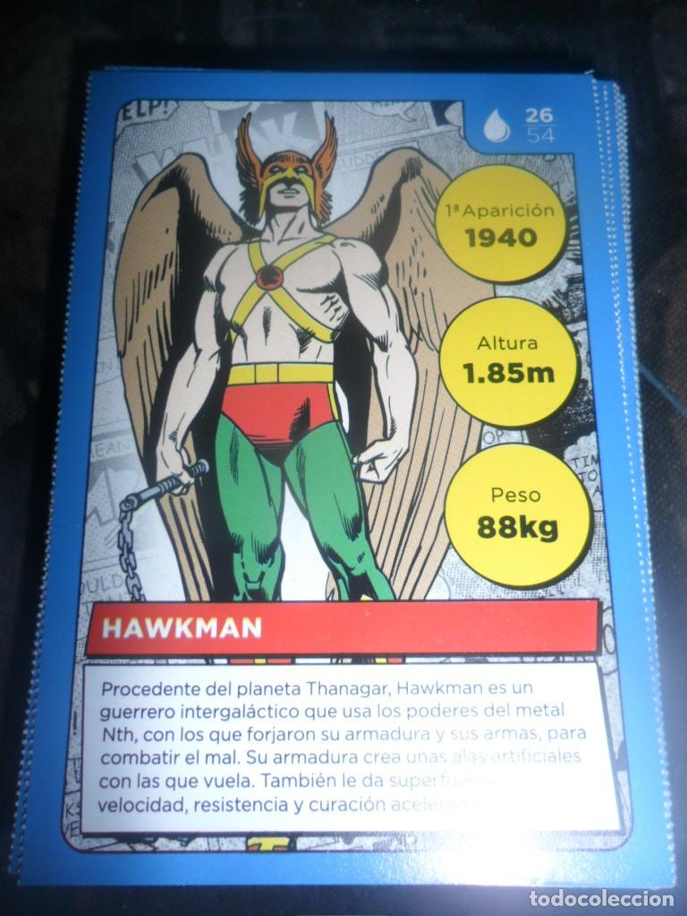Coleccionismo cromos antiguos: COLECCION CARREFOUR 2023 - DC N&ordm; 26 HAWKMAN - Foto 1