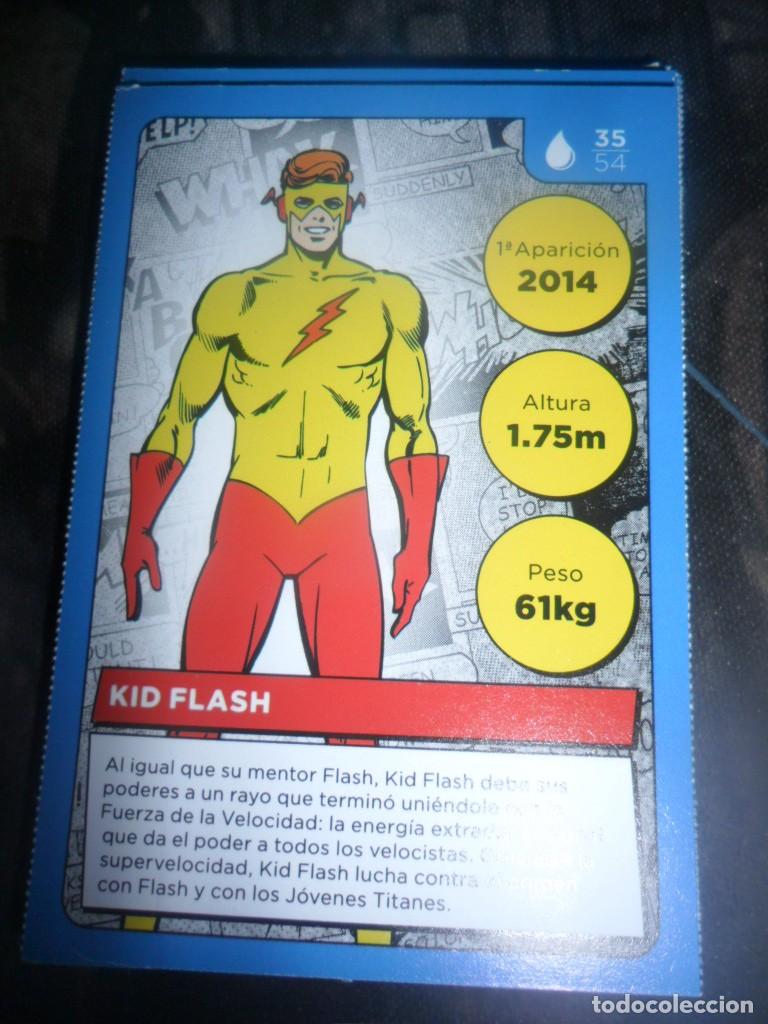 Coleccionismo cromos antiguos: COLECCION CARREFOUR 2023 - DC N&ordm; 35 KID FLASH - Foto 1