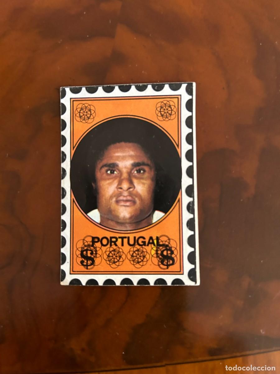 Coleccionismo cromos antiguos: EUSEBIO PORTUGAL DEL A&Ntilde;O 1970 APROXIMADAMENTE - Foto 1