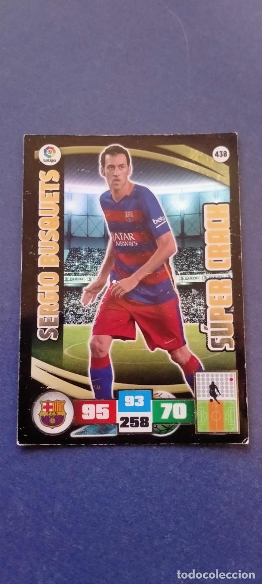 Coleccionismo cromos antiguos: SERGIO BUSQUETS SUPER CRACK 15-16 - Foto 1