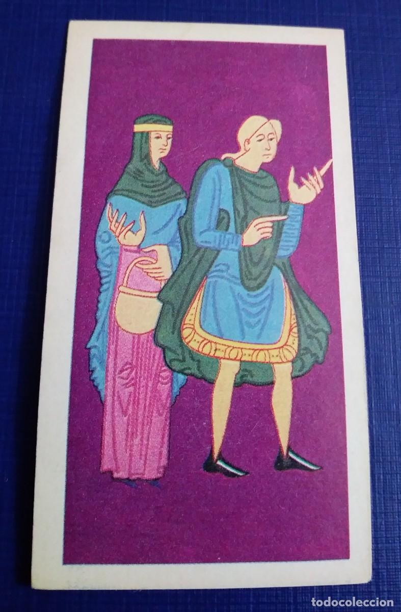 Coleccionismo Cromos antiguos: Antiguo cromo de trajes del Reino Unido - BRITISH COSTUME N&deg;1 - BROOKE BOND TEA