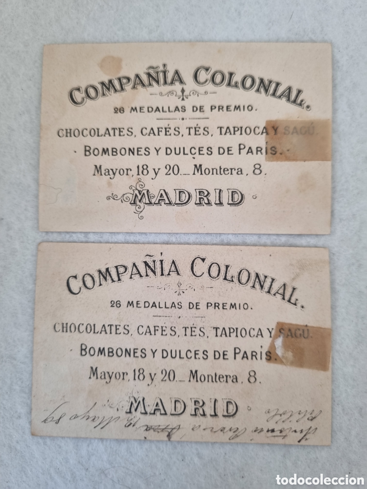 Coleccionismo cromos antiguos: Cromos chocolate compa&ntilde;ia colonial Madrid P1 - Foto 5