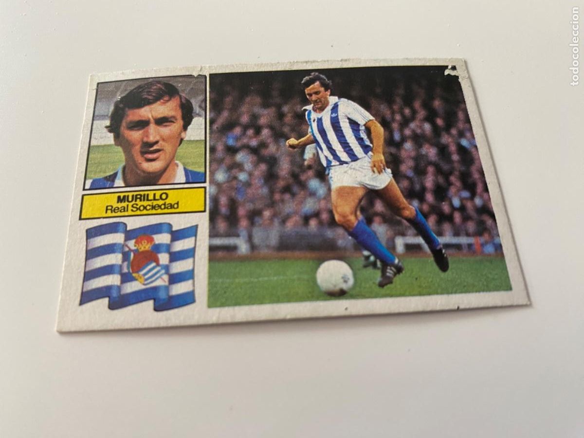 Coleccionismo cromos antiguos: Este 82-83 Murillo despegado - Foto 1
