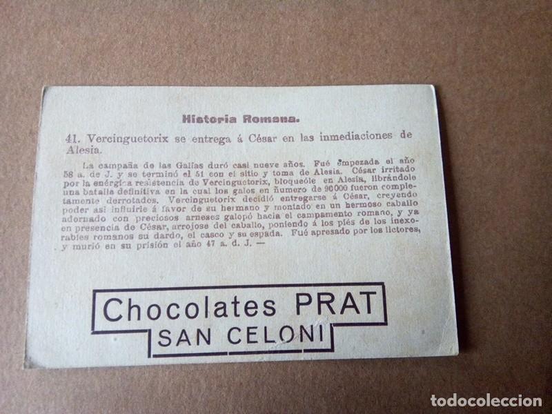 Coleccionismo cromos antiguos: CROMO DE CHOCOLATES PRAT , SANT CELONI , RARO - Foto 2