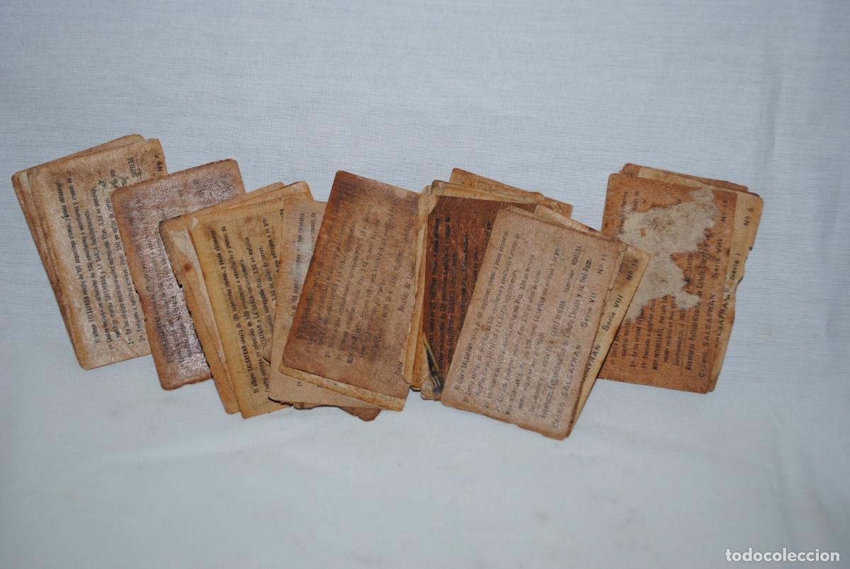Coleccionismo cromos antiguos: SALSAFRAN LOTE DE CROMOS . - Foto 3
