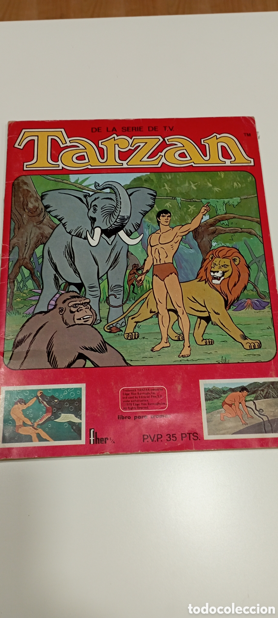 Coleccionismo Cromos antiguos: &Aacute;lbum Tarz&aacute;n flher incompleto