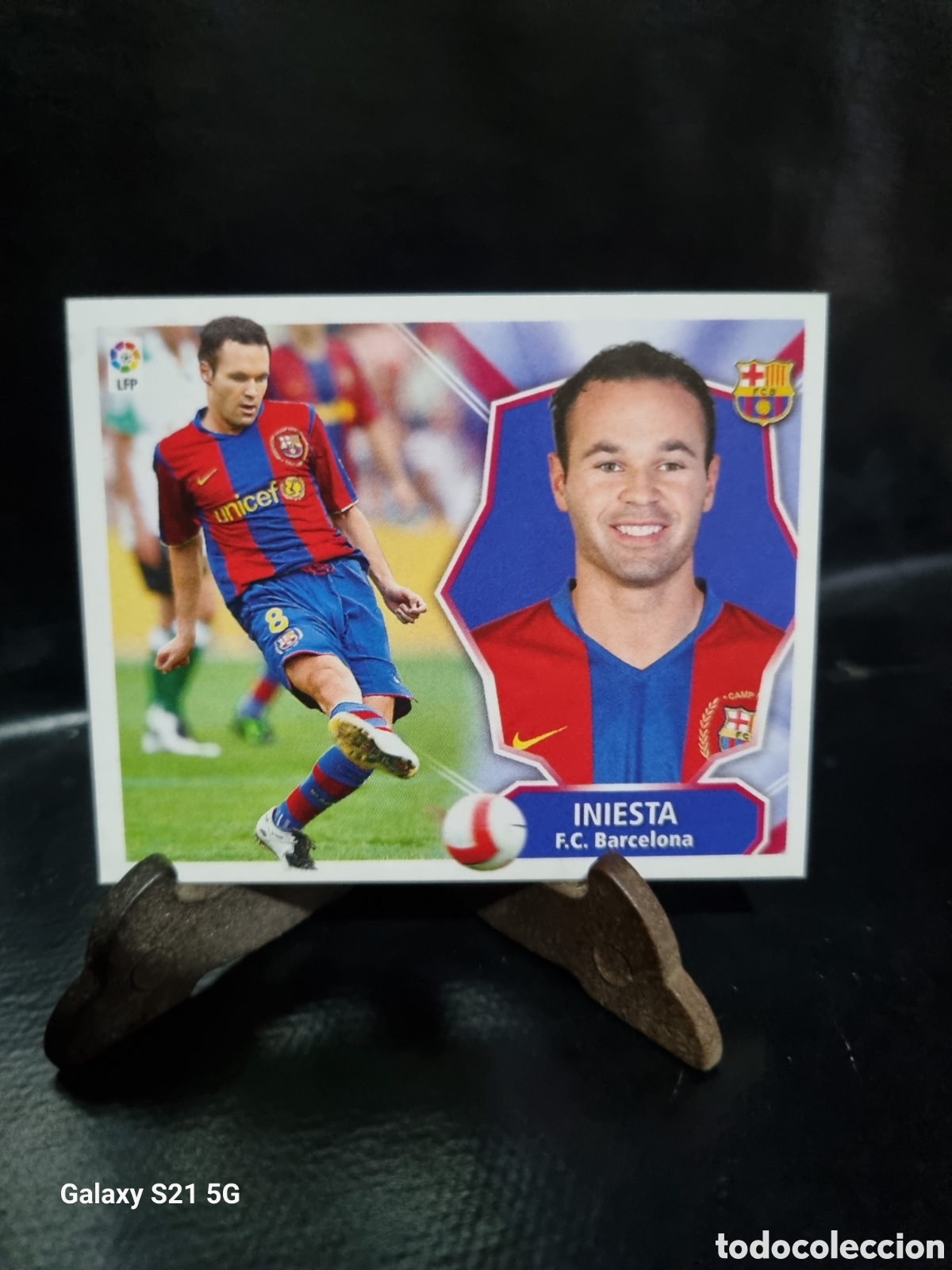 Collectionnisme Cartes &agrave; collectionner anciennes: INIESTA - BARCELONA LIGA ESTE 2008-2009