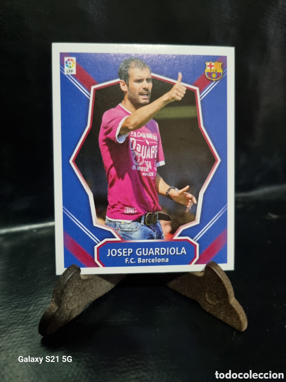 Collectionnisme Cartes &agrave; collectionner anciennes: GUARDIOLA - BARCELONA LIGA ESTE 2008-2009