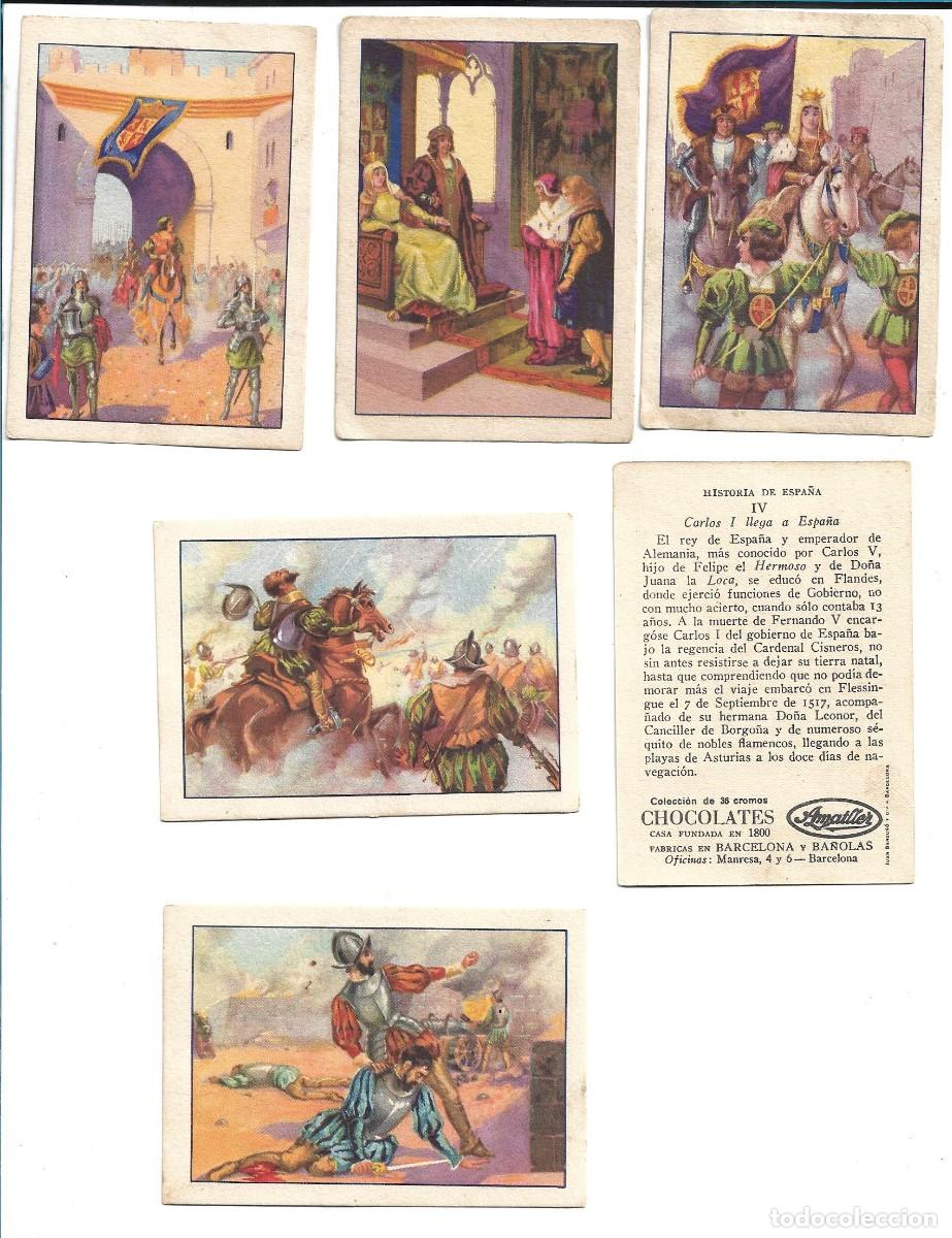 Coleccionismo cromos antiguos: HISTORIA DE ESPA&Ntilde;A - COMPLETA - Foto 1