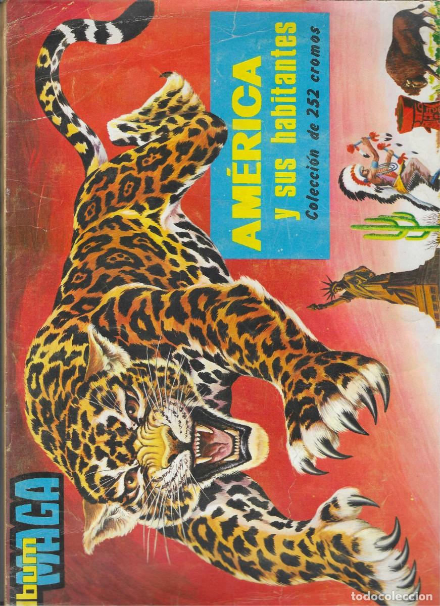 Coleccionismo cromos antiguos: ALBUM MAGA: AMERICA Y SUS HABITANTES