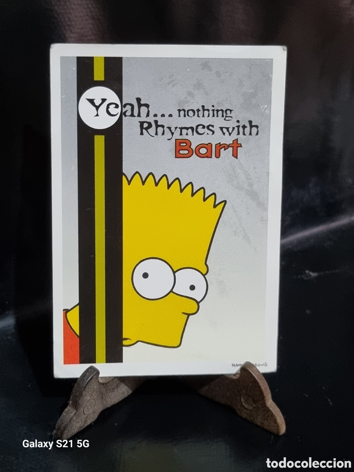 Coleccionismo cromos antiguos: 10 - CROMO THE SIMPSONS PANINI 1999 - Foto 1