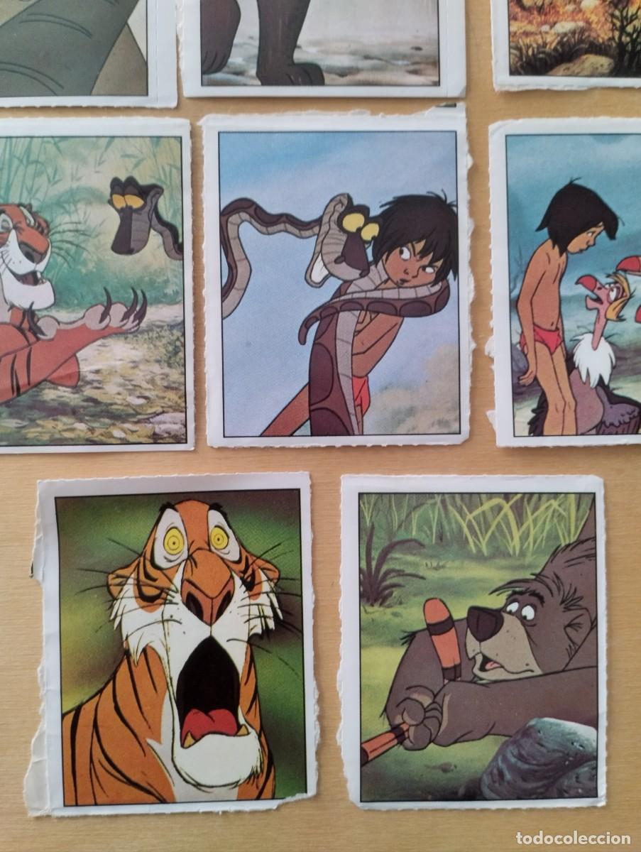 Coleccionismo cromos antiguos: Lote de cromos antiguos de El Libro de la Selva de Panini, - Foto 4