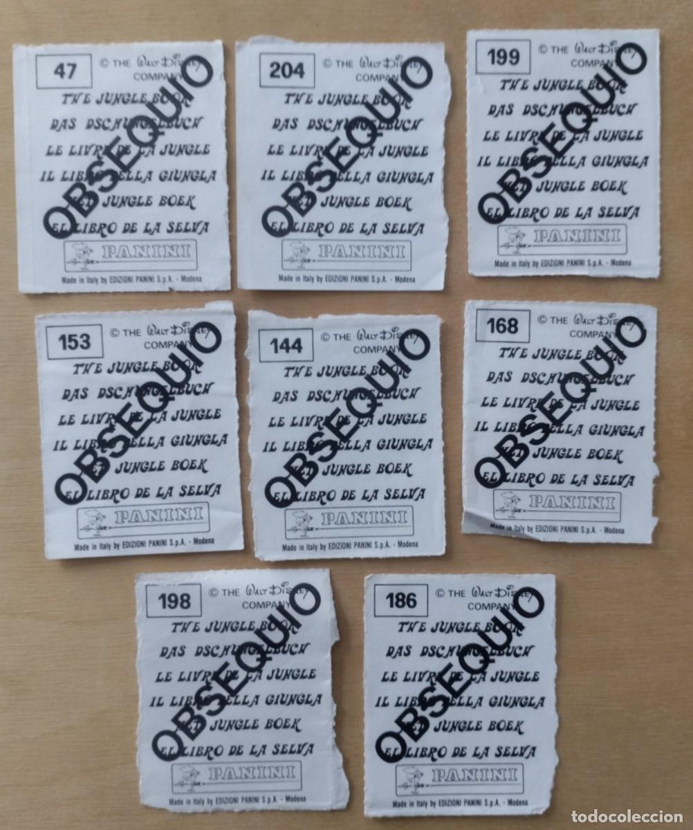 Coleccionismo cromos antiguos: Lote de cromos antiguos de El Libro de la Selva de Panini, - Foto 5