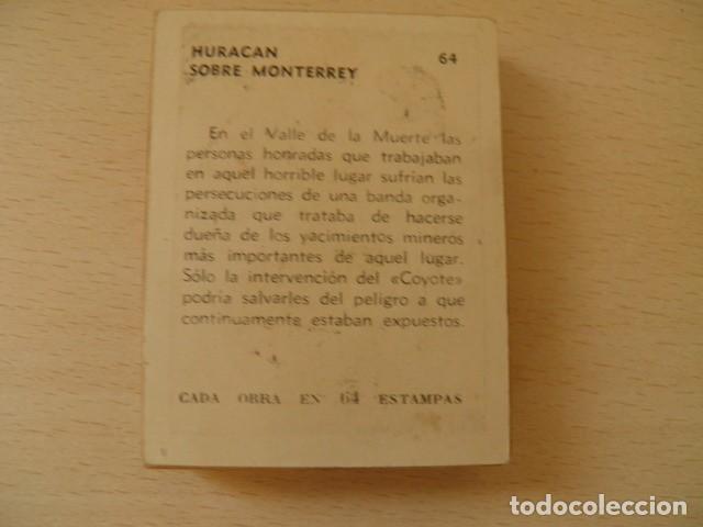Coleccionismo cromos antiguos: cromos de el coyote - Foto 2