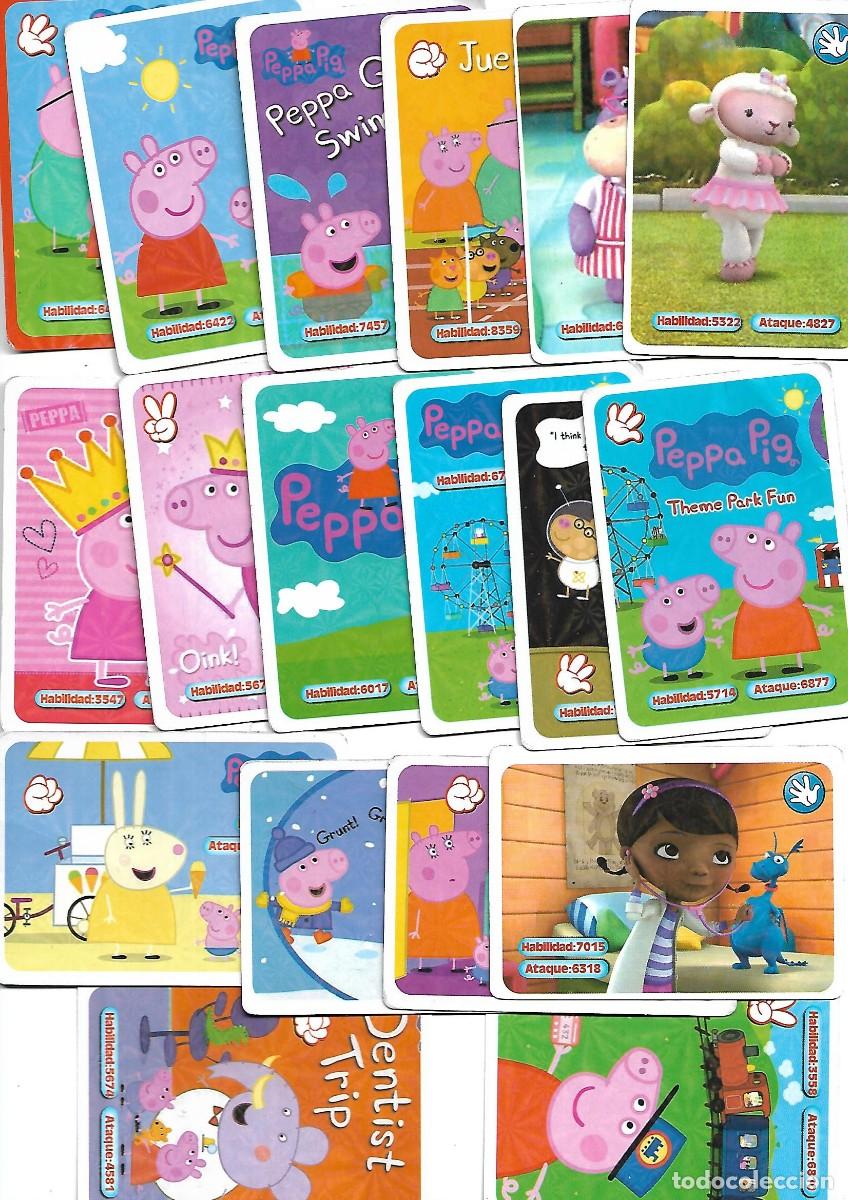 Coleccionismo cromos antiguos: 18 ANTIGUAS CARTAS PEPPA PIG - Foto 1