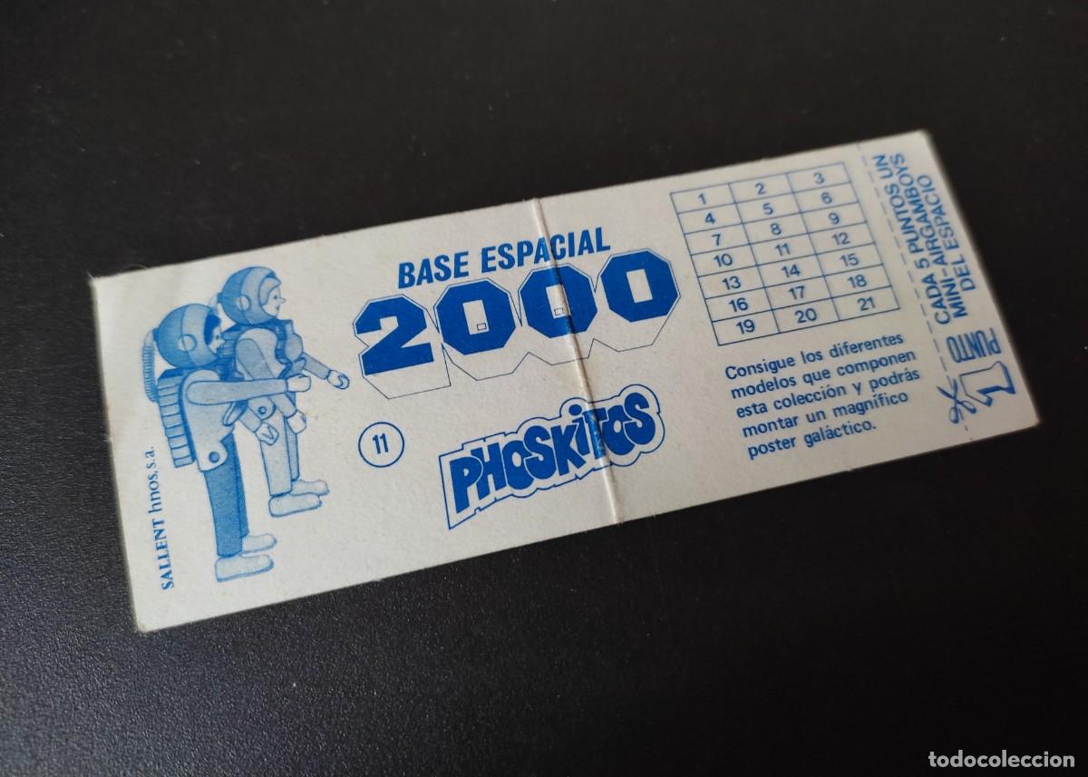 Coleccionismo cromos antiguos: CROMO PEGATINA BASE ESPACIAL 2000 PHOSKITOS - Foto 2