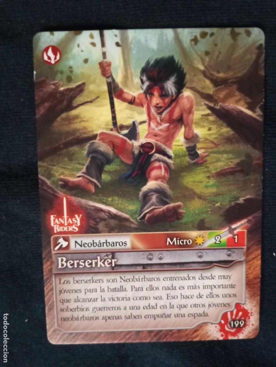 Coleccionismo cromos antiguos: BERSERKER - FANTASY RIDERS 199 - Foto 1