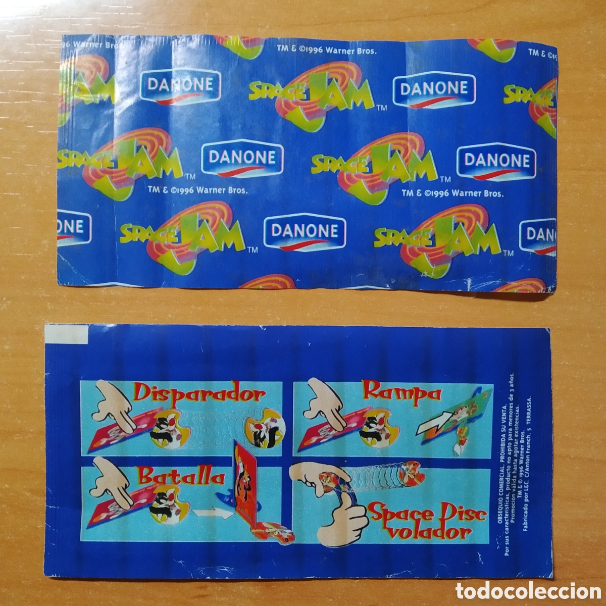 Coleccionismo cromos antiguos: SOBRE VACIO - SPACE JAM - DANONE - A&Ntilde;O 1996 - Foto 1