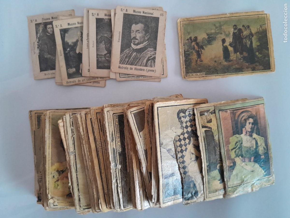 Coleccionismo cromos antiguos: LOTE 90 CROMOS SIGLO XIX FOTOTIPIAS CAJAS CERILLAS RV