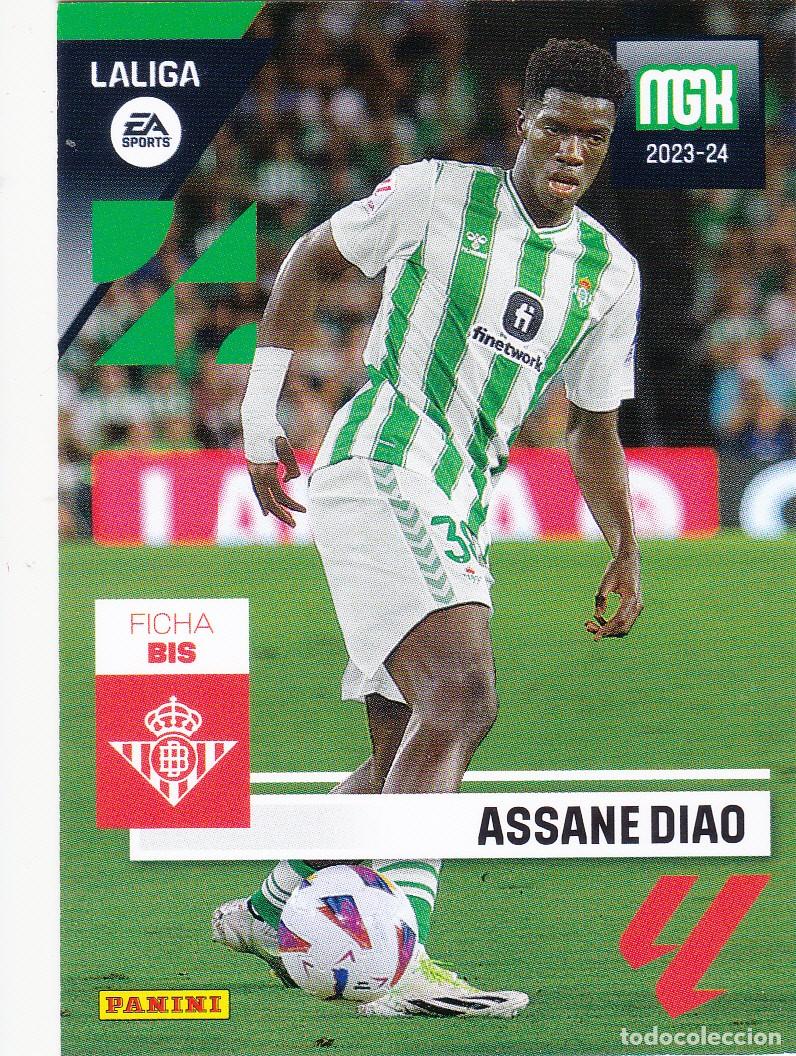 Coleccionismo cromos antiguos: MGK - 2023-24 FICHA BIS - ASSANE DIAO N&ordm; 122BIS NUEVO (A-13)